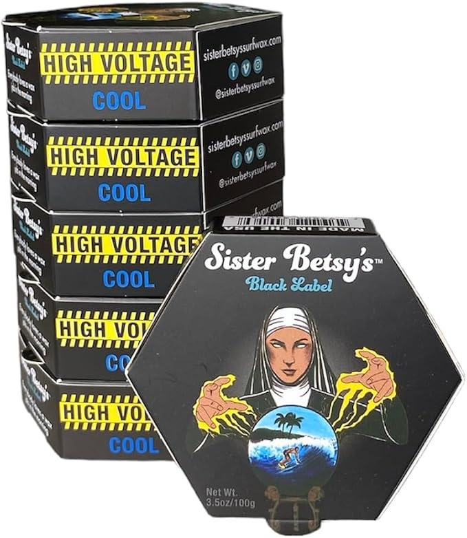 Sister Betsy's Surf Wax The Black Label Formula (4 Pack)