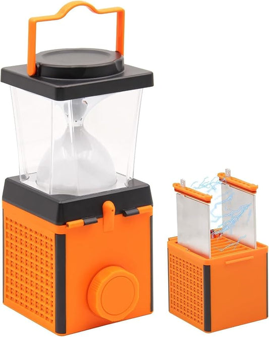 Environmentally Conscious Lighting, Saltwater Camping Lantern - Survival & Emergency Outdoor Ligh Simply add Salt Water to Activate The Light. It's that Easy