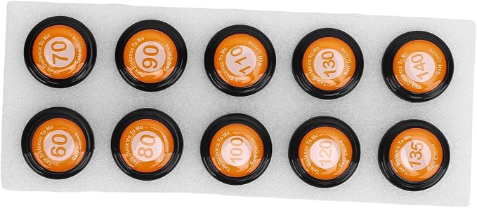 RiToEasysports Golf Club Distance Markers 20 Pack Golf Ball Markers with Instant Distance Guidance Easy Attachment Universal Fit for Training Course Management