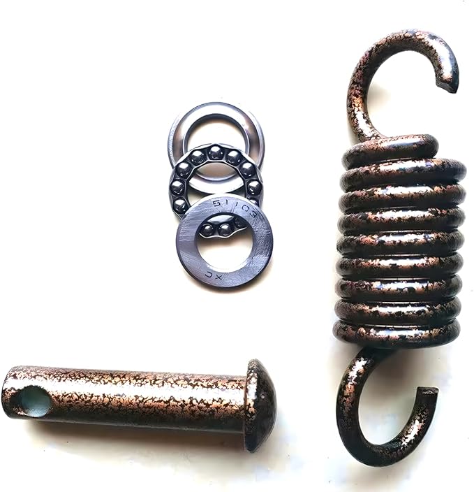 Hanging Kit for Egg Chair Swing Hammocks - Includes Spring, Pin Plug, Silencer Ring - 350lb/158KG Capacity - Suitable for Egg Chairs, Basket Swings and Porch Swings