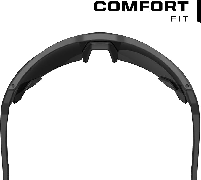 Mechanix Wear: Vision Type-E Safety Glasses with Advanced Anti Fog, Scratch Resistant, Grey Half Framed Protective Eyewear, Lightweight, Adjustable Arms and Nose, For Outdoor Use (Smoke Lens)