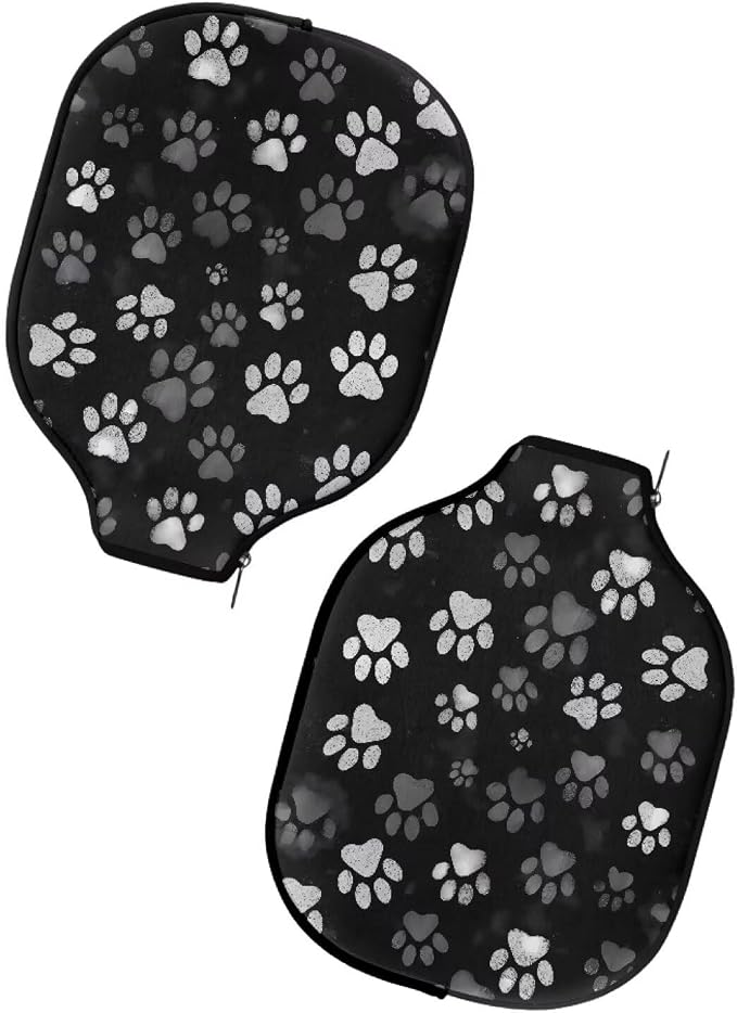 Blue Camo Corgi Pattern Print Pickleball Paddle Covers Only Paddles Holder Sleeve Fits Most Rackets