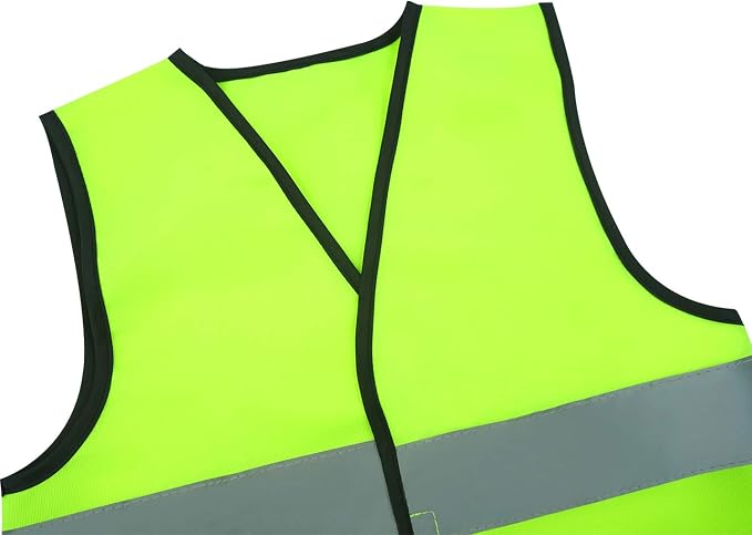 AIEOE Kids High Visibility Safety Vest Reflective Running Lightweight Traffic Walking Breathable Construction Vest