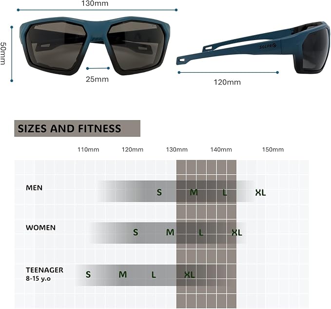 ANSI Z87.1+ Safety Sunglasses, Impact Resistant with EVA Foam, Anti-Fog Windproof for MTB, Cycling, Shooting, Work