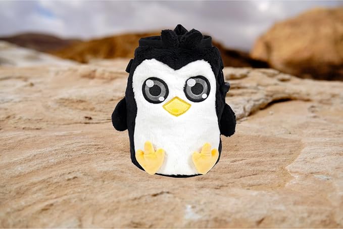 Chalk Bag for Rock Climbing - Cute Chalk Bag for Bouldering, Gym, Indoor & Outdoor Climbing with Adjustable Belt, Brush Holder & Carabiner