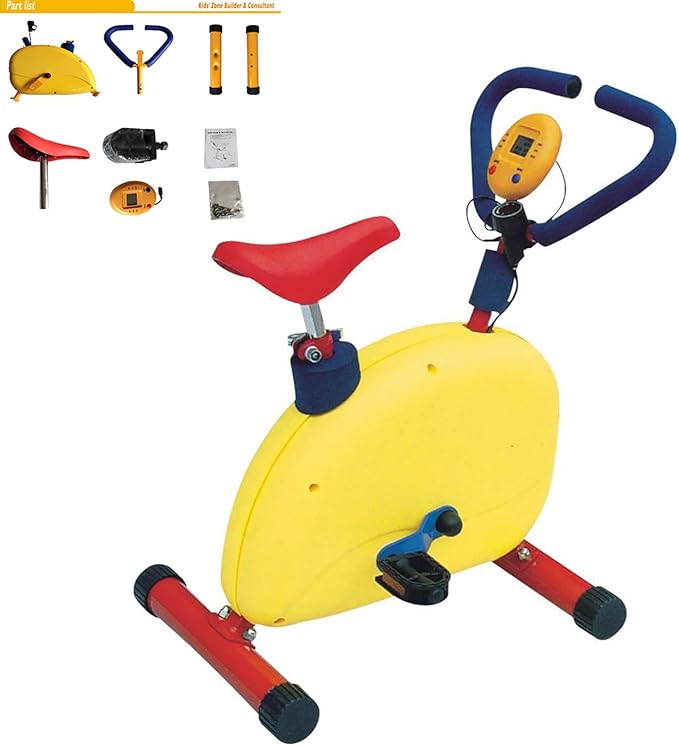 Exercise Equipment Bikes for Kids,Adjustable Resistance And Seat Height and Fitness Exercise Equipment,For Boys Girls Ages 3-12 Year Old