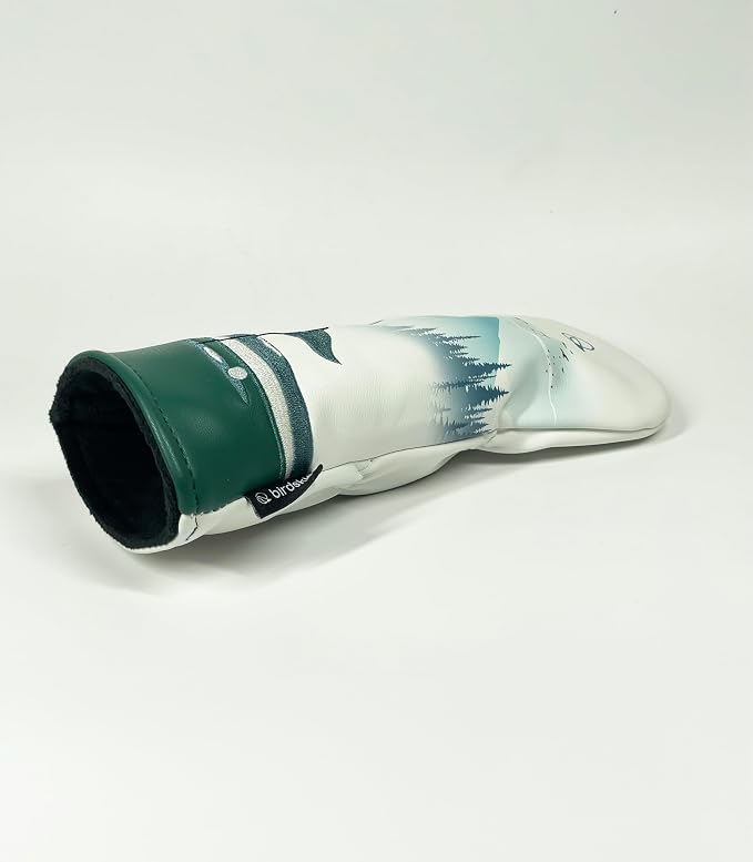 Golf Headcover for Hybrids and Fairway Woods Premium Leather Head Cover. Digitally Printed and Embroidered Design.