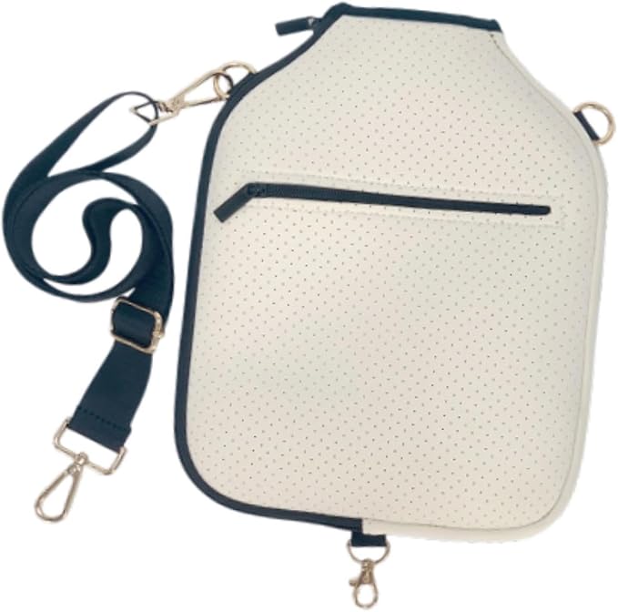 harayaa Pickleball Racket Cover Neoprene Protective Paddle Storage Carrier Pouch with Zipper And Detachable Adjustable Shoulder Strap Suitable for Facility Tr