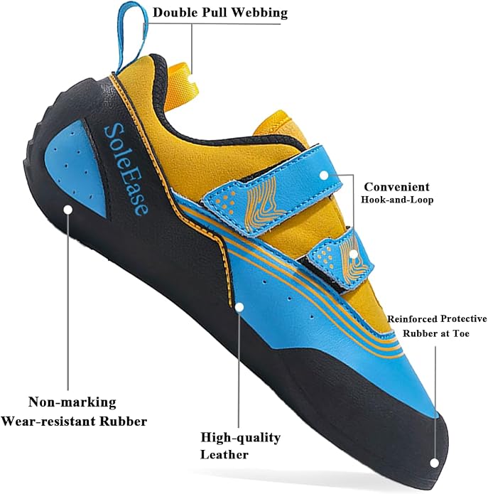 All-Around Men & Women Climbing Shoes for Sport Climbing and Bouldering