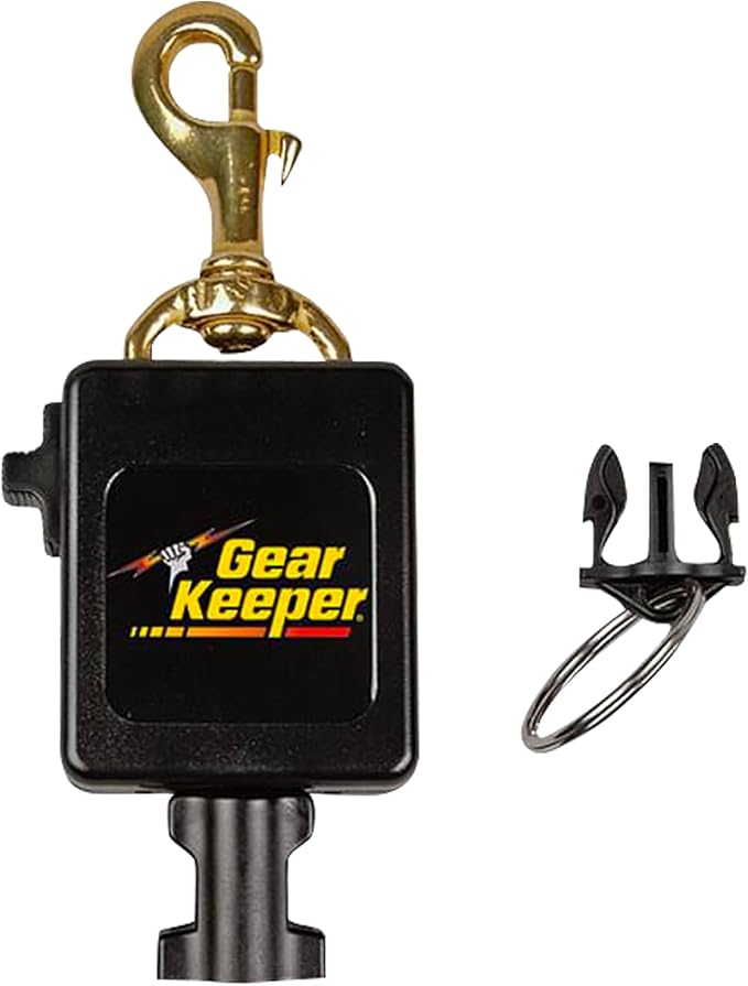 Gear Keeper Scuba Retractable Lanyard for Dive Console & Depth Gauge - Keeps Scuba Gear Secure & Accessible - Made in USA