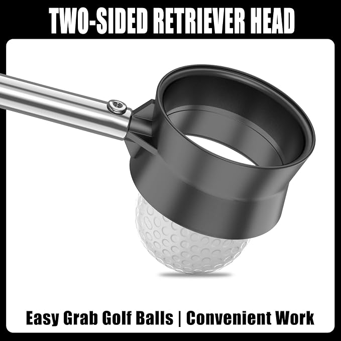 Water Telescopic Golf Ball Retriever and Golf Magnetic Alignment Rods