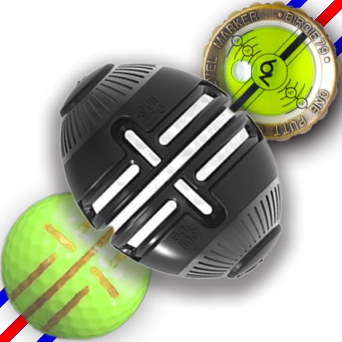 BIRDIE79 Golf Accessories Bundle - SlopeMaster ProGreen Reader and Egg Liner with High-Precision Green Reading Aid and Golf Ball Holder - Enhance Putting Accuracy and Reduce Strokes