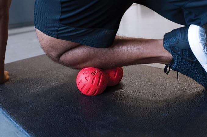 SKLZ Massage Balls - Physical Therapy Ball for Myofascial Release, Trigger Points, Deep Tissue Massages, Pain Relief, Warm Up and Recovery. (Dual Soft, 2.5-inch, 5-inch, Dual High Density)