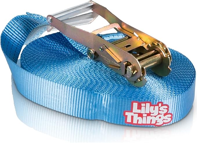 Lily's Things Replacement Slack Line and Ratchet for Double Ninja Course Sets - Ninja Slackline…