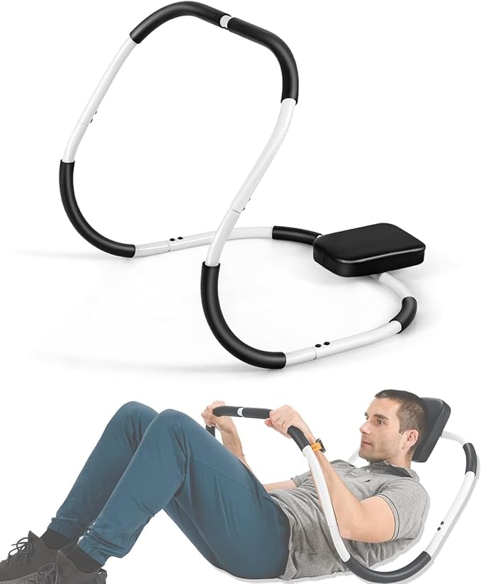 Ab Machine Exercise Equipment, Portable Sit up Machine for Core Strength, Study Ab Crunch Machine, Ab Roller for Abdominal Workout Exerciser & Trainer