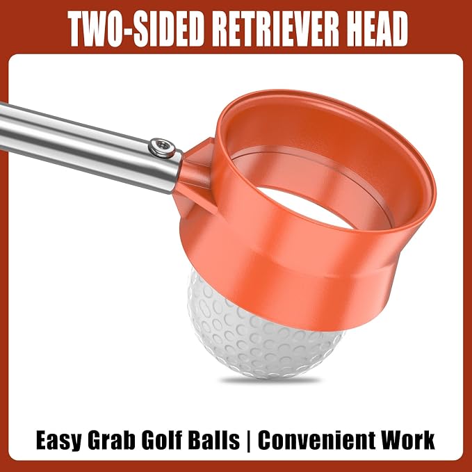 Water Telescopic Golf Ball Retriever and Golf Magnetic Alignment Rods