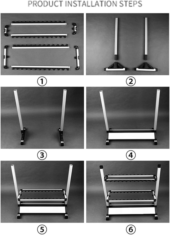 Fishing Rod Rack - Aluminum Alloy Rod Holder, Holds Up to 24 Rods, Fishing Pole Storage Organizer for Garage or Home