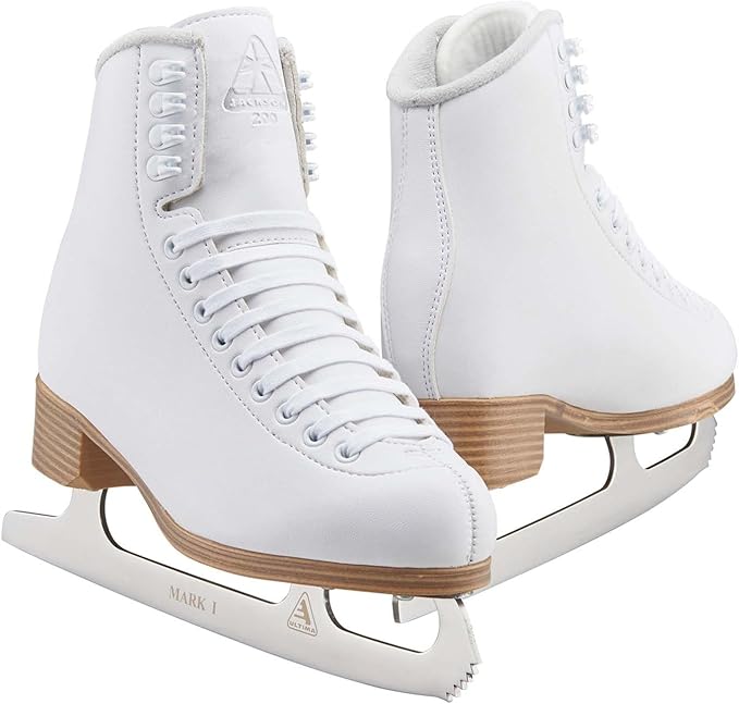 Jackson Classic 200 Womens/Girls Figure Ice Skates | Comfortable Figure Skates for Ice Skating & Recreational Figure Skating, Ice Skates for Kids/Toddler Ice Skates-Medium Width