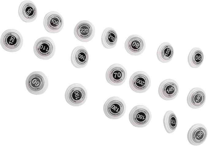 RiToEasysports Golf Club Distance Markers 20 Pack Golf Ball Markers with Instant Distance Guidance Easy Attachment Universal Fit for Training Course Management
