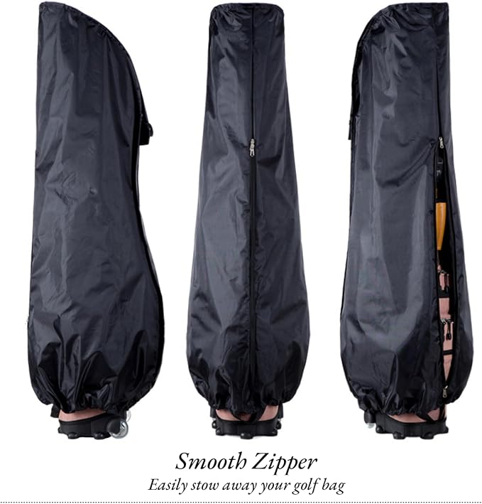 Golf Bag Rain Cover,Durable Dustproof, Travel Waterproof Gear,Golf Bag Rain Hood 50.4" (H) x 8.5" (W) x 23.2" (L)