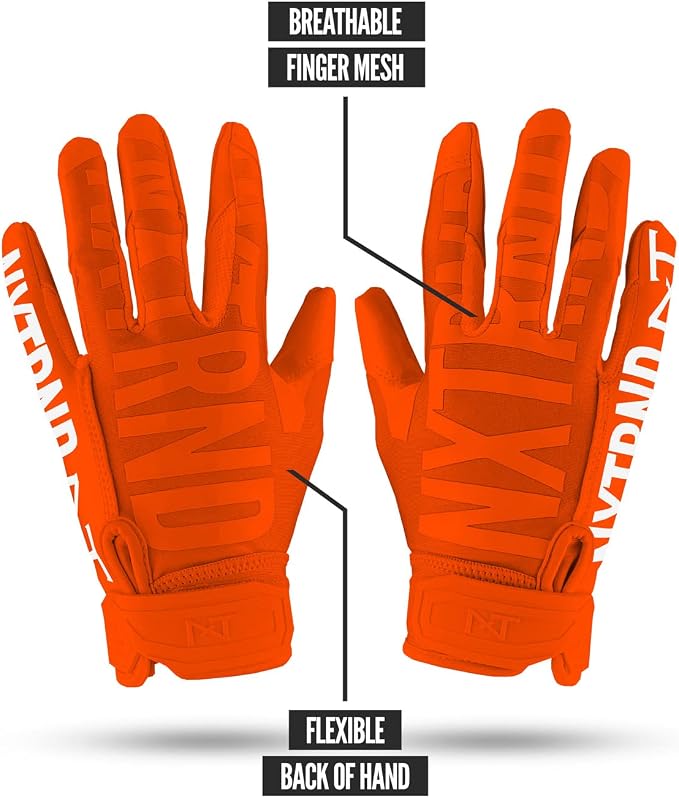 Nxtrnd G1 Pro Men's Football Gloves, Adult Sticky Receiver Gloves