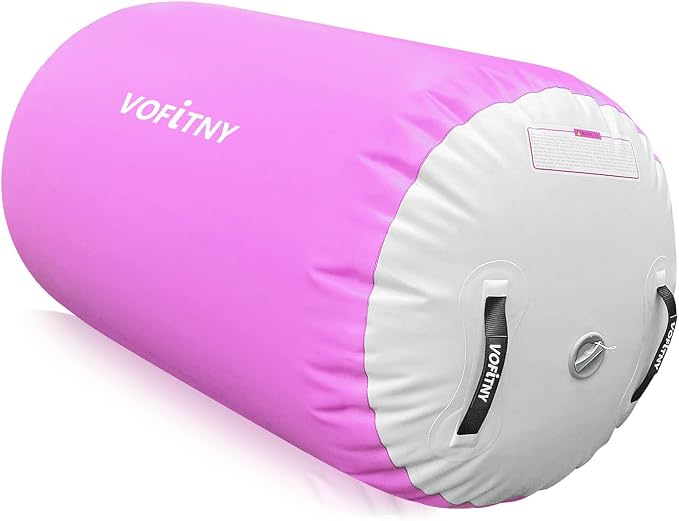 VOFiTNY Gymnastics Tumbling Equipment Air Barrel Inflatable Octagon Tumbler Roller Back-bend Trainer Cheerleading Without Pump
