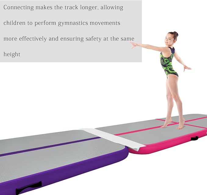 Sumery 3ft/6ft Air Mat Tumble Track Connector Tape for Inflatable Tumbling Gymnastic/Yoga/Camping White（NEW） (40)