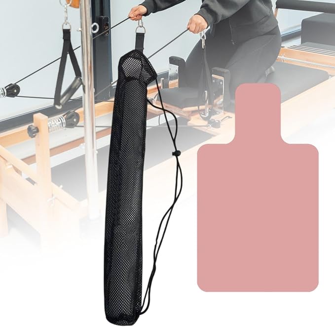 Pilates Reformer Mat Towel for Balance Training Fitness with Mesh Bag