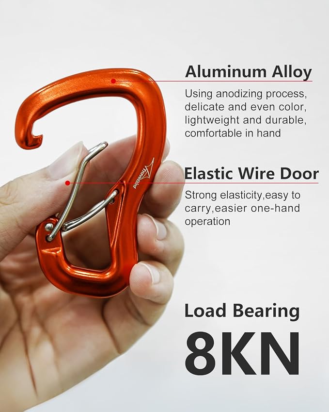 Camping Hammock Tent with Heavy Duty Carabiner Clips, Lightweight Hanging Hammocks Tree Straps, Bivvy Ground Tent for Outside, Hiking, and Travel