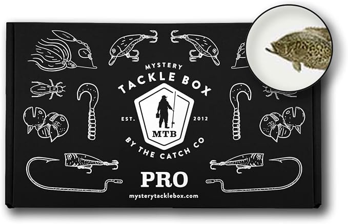 Catch Co Mystery Tackle Box Crappie Fishing Kit | Crappie Fish, Fishing Gift, Fishing Gifts for Men, Lures, Baits, Jigs