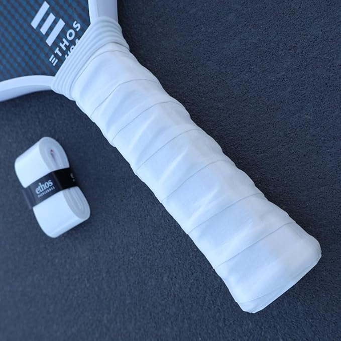Pickleball Paddle Grip - Pro Undergrip, Ethos Pickleball - Tennis Elbow & Wrist Support - Vibration Dampening - Contoured Shape for Secure Grip