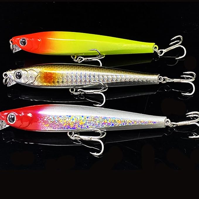 3pcs Boxed Premium Set Fishing Lure Long Cast Mino Ocean Lake Submersible Lure