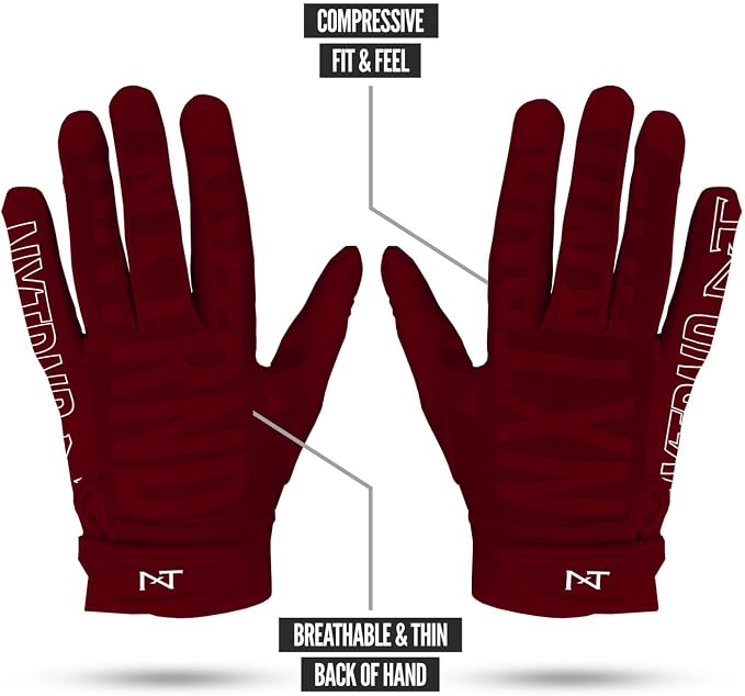 Nxtrnd G2 Pro Football Gloves, Men's Ultra Sticky Elite Receiver Gloves