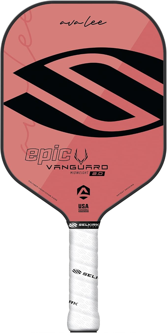 Selkirk Sport Vanguard Hybrid Pickleball Paddle | Carbon Fiber Pickleball Paddle with a Polypropylene X5 Core | Pickleball Rackets