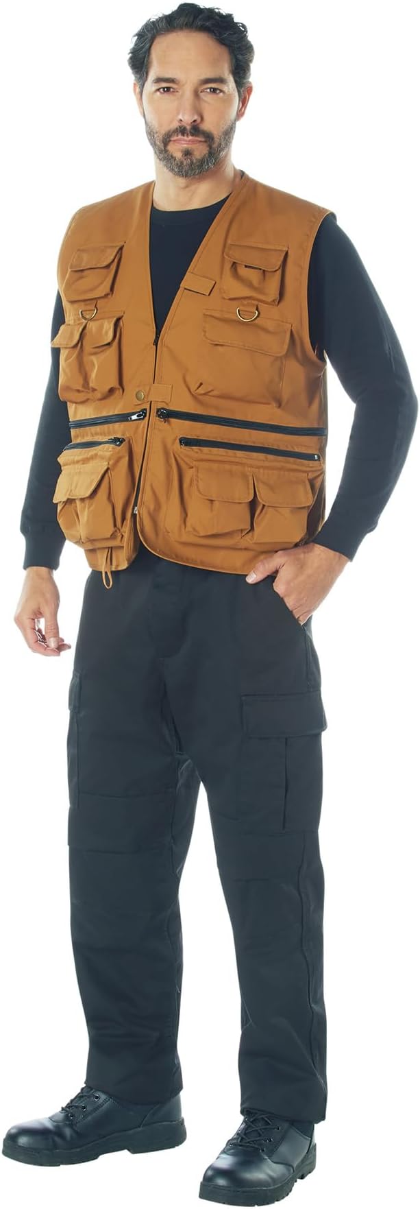 Rothco Uncle Milty Travel Vest - Outdoor Fishing Camping 17 Cargo Pocket Jacket