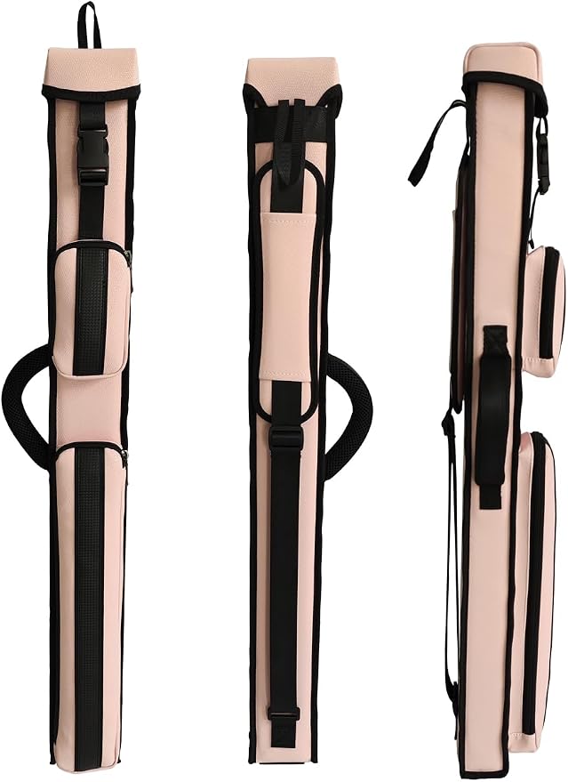 Champion 2X2,2X3,3X4 Nylon/Leatherette Billiard Pool Cue Stick Hard Case