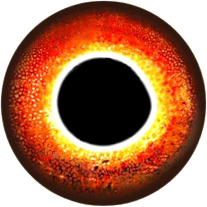Brule 3-D Holographic Epoxy Fish Eyes (5mm-20mm) 60 Pack, Handpoured, Fishing Fly Tying Lures DIY Crafts