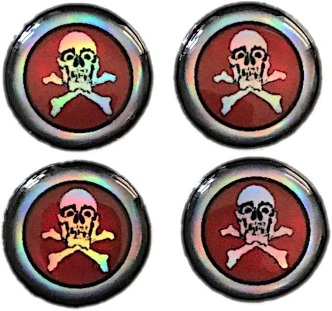 Brule 3-D Holographic Epoxy Fish Eyes (5mm-20mm) 60 Pack, Handpoured, Fishing Fly Tying Lures DIY Crafts