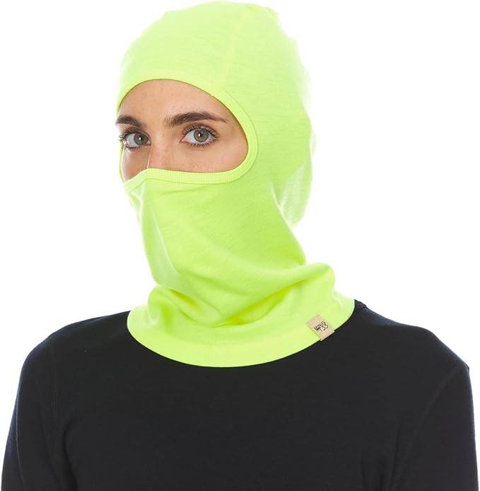 100% Merino Wool Balaclava - Winter Ski Mask - Face Mask - Cold Weather Gear