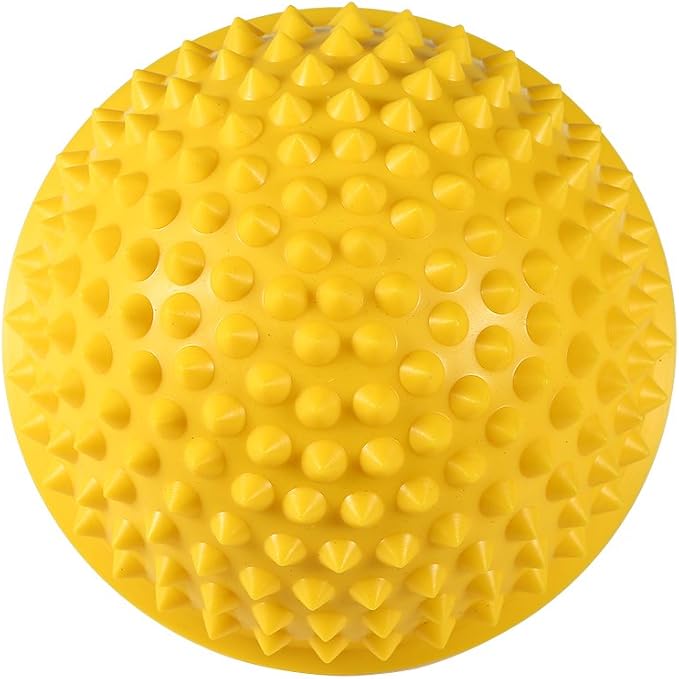 Half Round Massage Ball, Spiky Point Hemisphere Use for Yoga Fitness Exercise Gym Balancing Pad