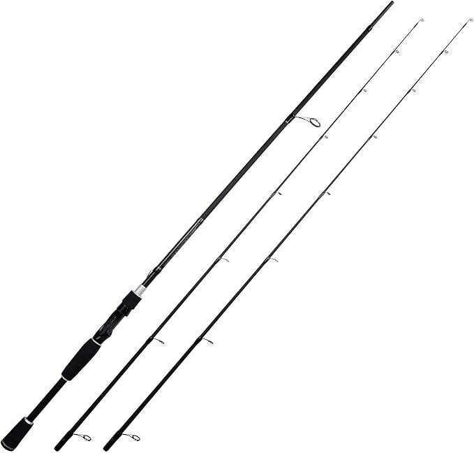 KastKing Perigee II Spinning & Casting Fishing Rods, Fuji O-Ring Line Guides, 24 Ton Carbon Fiber Casting and Spinning Rods - Two Pieces,Twin-Tip Rods