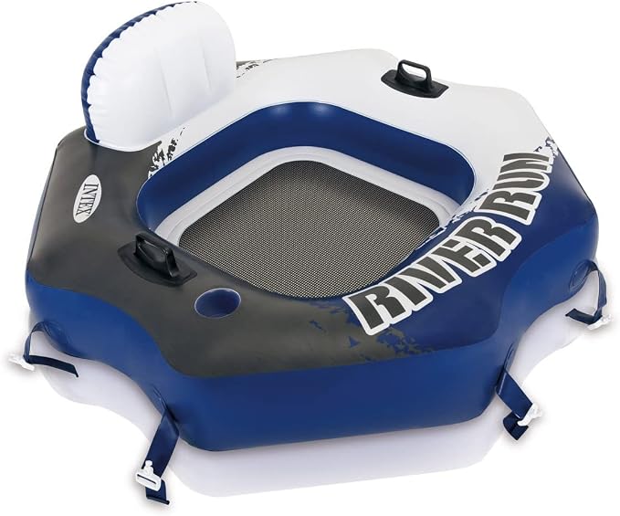 Intex River Run Floating Tube 2 Pack River Run II 2 Person Tube w/Cooler 2 Pack