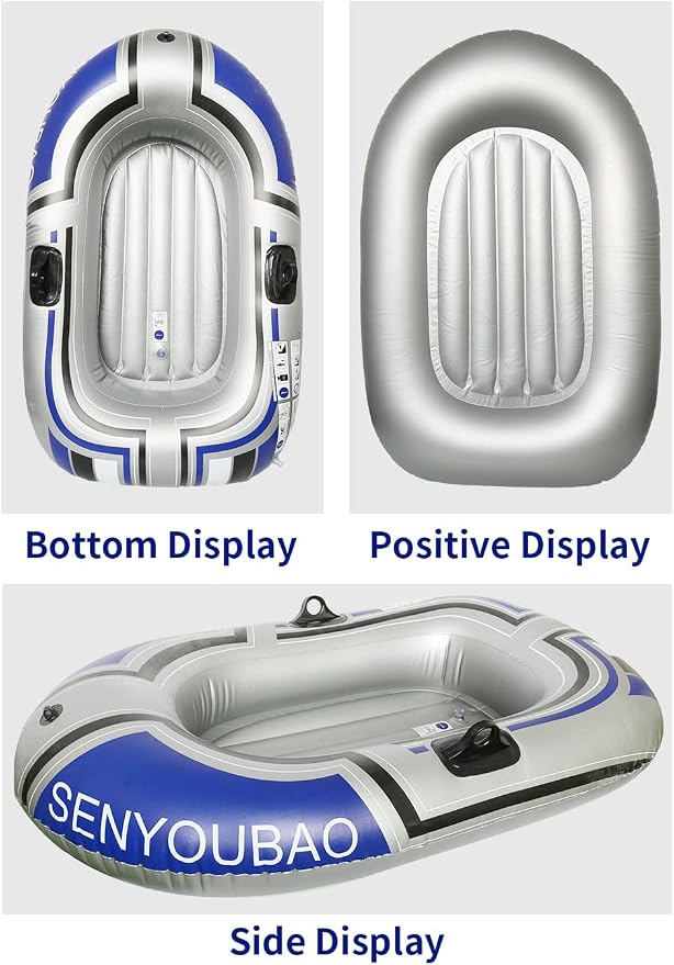 BESTHLS Inflatable Boat,Swimming Pool and Lake Inflatable Boat