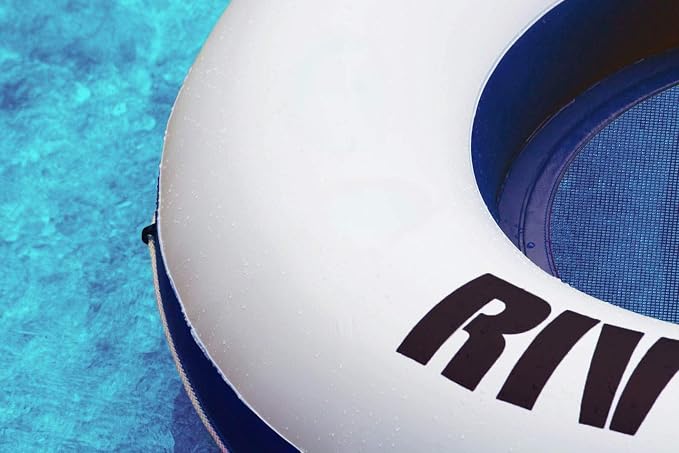 Intex River Run 2 Inflatable Floating Lounge with 440lb Capacity, 2 Pack Bundled with River Run 1 Inflatable Tube with 220lb Capacity