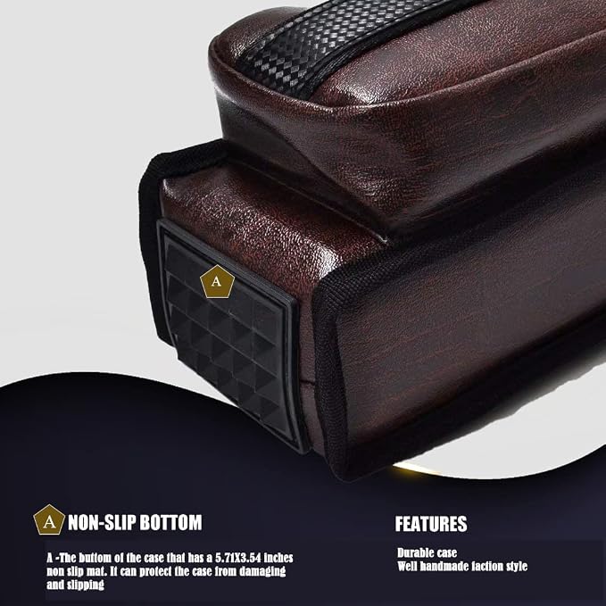 Champion 2X2,2X3,3X4 Nylon/Leatherette Billiard Pool Cue Stick Hard Case