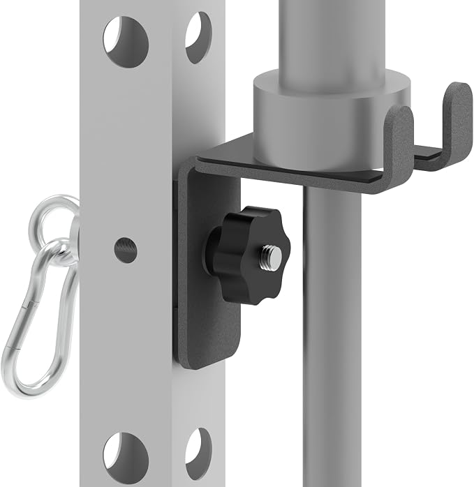 Heavy-Duty Power Rack Attachments, Quick-Install Home Gym Accessories for 2x2, 2x3 & 3x3 Power Racks, Fits 1/2", 5/8" & 1" Holes
