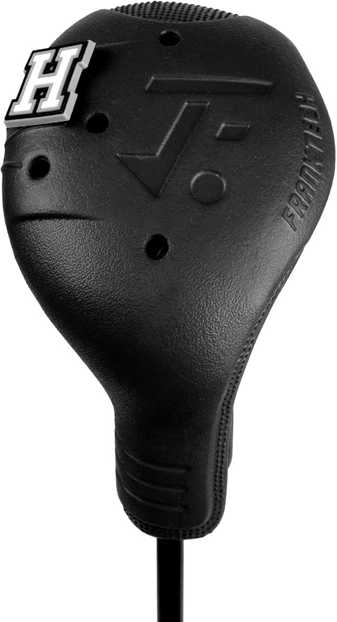 Snap-On Golf Club Covers for Right-Handed Golf Clubs, Easy On Off in 1 Second, Fits 460cc Drivers, Washable EVA Plastic with Shaft Lock, DIY Pins for Customization