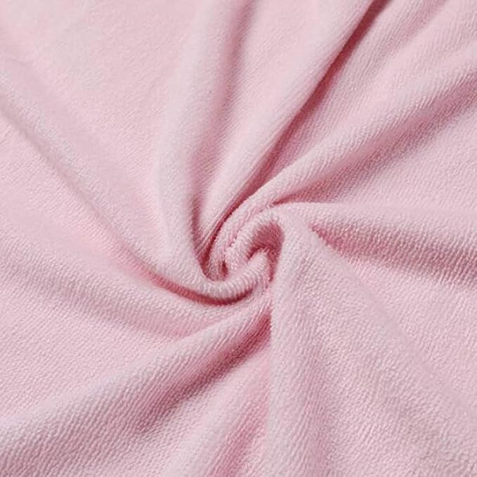 Veseacky Women Bath Wrap Towel for Womens Shower with Pocket Adjustable Spa Robe & Facial Headband