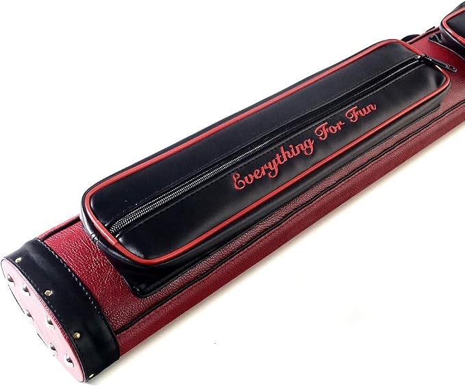 CUESOUL Soocoo Series 2x4/2x2 Hard Pool Cue Case -Holds 2 Cue Butt and 4 Cue Shafts,Four Color Available