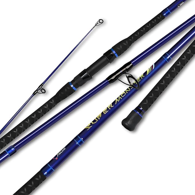 Fiblink Surf Spinning Fishing Rod Carbon Fiber Travel Fishing Rod(9-Feet &11-Feet & 12-Feet & 13-Feet & 15-Feet)